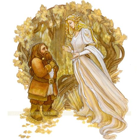 Soni Alcorn-Hender on Instagram: “`There is nothing, Lady Galadriel,' said Gimli, bowing low and stammering. `Nothing, unless it might be – unless it is permitted to ask,…” Galadriel Lotr, Lady Galadriel, Tolkien Art, Beloved Book, Drawing Wallpaper, Fellowship Of The Ring, Jrr Tolkien, Favorite Authors, Middle Earth