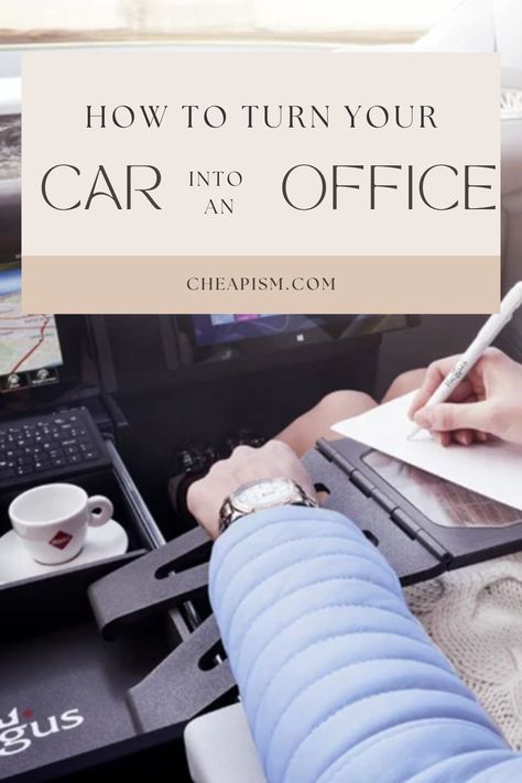 Work Car Organization Ideas, Work From Car Organization, Mobile Office Organization, Car Comfort Ideas, Car Office Ideas, Mobile Office Ideas Car, Car Office Organization, Portable Office Ideas, Mobile Office Ideas