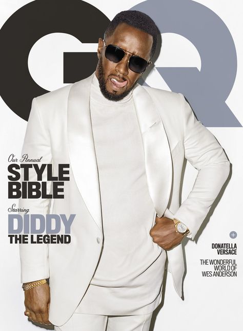 Diddy on the April 2018 Cover of GQ Magazine. Harrison Ford Blade Runner, Gq Magazine Covers, Gq Usa, Football Pics, Tiffany Haddish, Sean Combs, Mens Fashion Magazine, James Norton, Gq Style