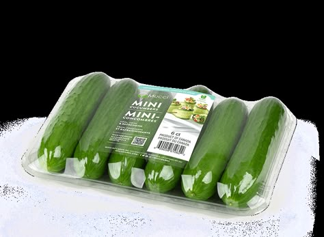 Our Mini Cucumbers are the perfect on-the-go snack. Bite into them for a refreshing, no-prep snack or slice them up for a quick addition to an appetizer or salad. Cucumber Packaging, Grocery Food Products, Ice Cream Flavors List, Healthy Grocery Shopping, Mini Cucumbers, Fruit Packaging, Healthy Food Inspiration, Food Png, Chef Inspiration