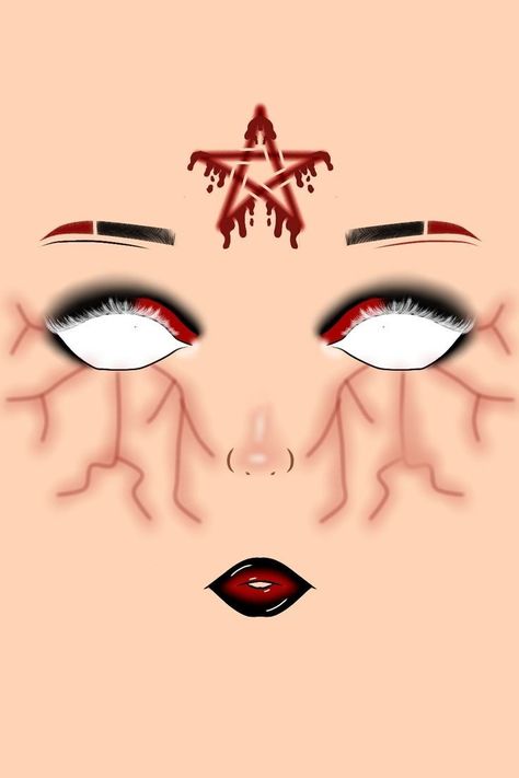 Male Demon Makeup, Monster Makeup Easy, Boceto Makeup Egirl, Maquillage Halloween Simple, Demon Makeup, Goth Eye Makeup, Monster Makeup, Makeup Charts, Makeup Drawing