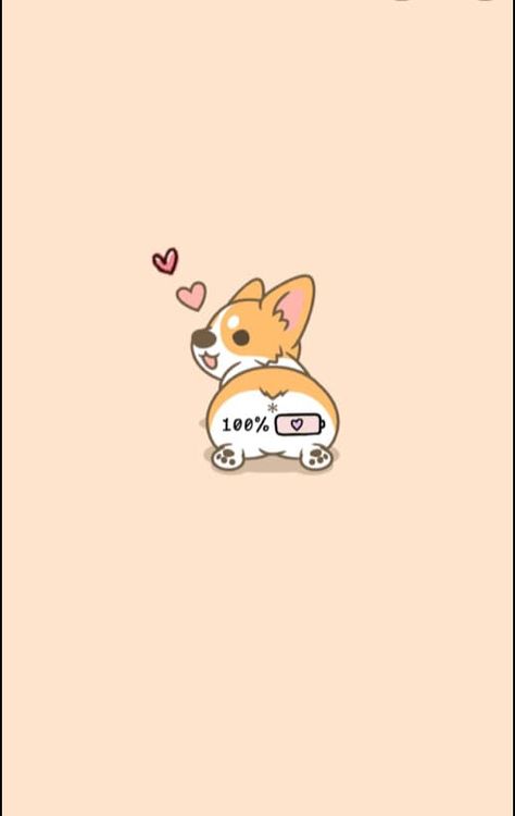 Cute Corgi Puppy Wallpaper, Corgi Lockscreen, Corgi Wallpaper Iphone, Doggie Corgi Wallpaper, Doggie Corgi Animation Wallpaper, Corgi Wallpaper, Sweet Drawings, Cute Corgi, Cute Stickers