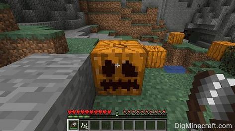 Jack O Lantern Minecraft, Java Minecraft, Minecraft Pumpkin, Minecraft Materials, Jack Lantern, Planting Pumpkins, Crafting Table, Crafting Recipes, Carved Pumpkins