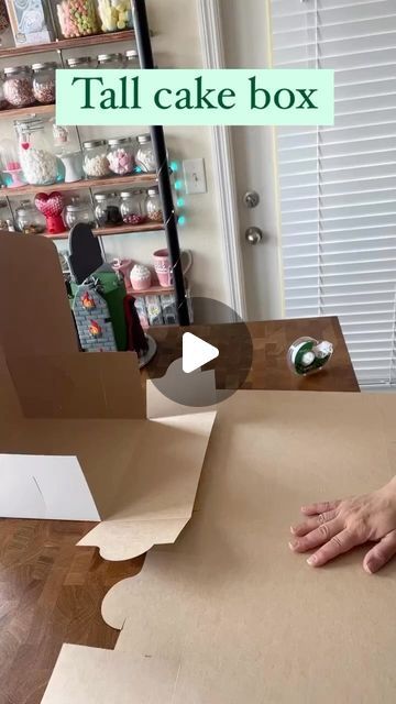 Ebake™ (Cake Toppers) on Instagram: "This is a very easy and inexpensive way to make a tall cake box. 
You just need 2 regular cake boxes and tape

Share with someone who needs this tip

Video credit: @thecakebymildred 

Tall cake box, cake box hack, tier cake, birthday cake, anniversary cake, wedding cake, engagement cake, customised cake, cake topper, cake hack, baking tips, easy cake box, baking love, DIY cake box" Cake Box Cake, Cake Engagement, Regular Cake, Cake Boxes Packaging, Tall Cake, Box Hacks, Cake Birthday Cake, Cake Hacks, Tall Cakes