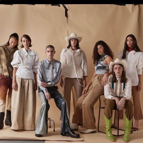 Recent collab with @jadeleungstylist with the National graduate showcase for @vamff @fashionjournalmagazine #fashion collab #cowboyup Cowboy Photoshoot, Group Photoshoot, Houston Rodeo, Fashion Journal, Cowboy Aesthetic, Cowboy Up, Group Photo, Yearbook, The National