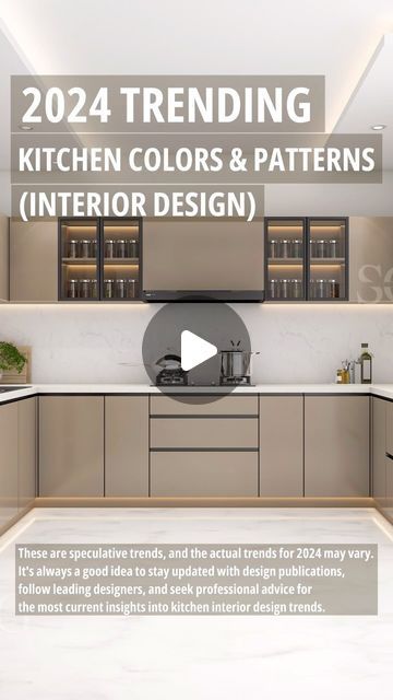 SRIJANA GROUP on Instagram: "2024 Trending Kitchen Colors & Patterns (Interior Design)
1. Ice Blue With Earth Tones - These colour not Add a touch of drama but also provide a sleek modern backdrop.
2. Gray Neutral tones - These tones from the foundation & creating a canvas that soothing and aboptable to design styles.
3. Beiges with monochromatic schemes - Texture takes center stage and visual interest to the design.
4. Sage Green with Bold Accents - Given depth and character to the kitchen.
5. Dark Beiges & White with Two-Tone Cabinets - Given personal touch to the space.
.
.
To book a consultation with our designers and get quotes through WhatsApp on +91 9999779193 or mail us at ishank@srijanagroup.com
.
#interior #kitchen #interiordesign #architecture #interiorarchitecture #decore #deco Greige And Walnut Kitchen, Ice Blue Kitchen Cabinets, Kitchen Colour Schemes 2024, Kitchen Cabinet 2 Tone Colors, Beige Colour Kitchen Cabinets, Beige And White Kitchen Cabinets, Modern Kitchen Trends 2024 Interior Design, Best Kitchen Cabinet Colors 2024, Kitchen 2024 Trends Colors