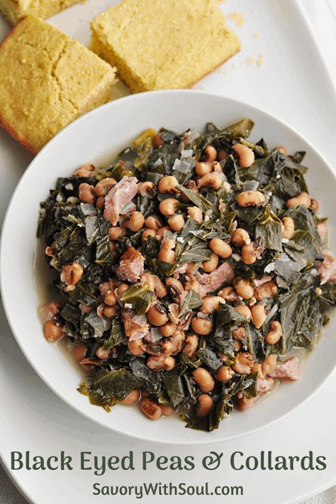 Collard Green Soup, Blackeyed Pea Recipes, Stovetop Meals, Southern Black Eyed Peas, Blackeyed Peas, Black Eyed Peas Recipe, Collard Greens Recipe, Child Nutrition, Southern Recipes Soul Food