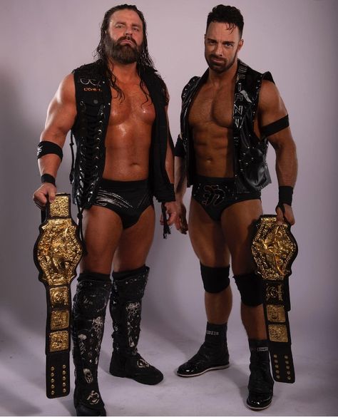 James Storm and Eli Drake. NWA Tag Team Champions Nwa Wrestling, Tna Impact, Wrestling Superstars, Tag Team, Professional Wrestling, Hair And Beard Styles, Pro Wrestling, Drake, Wwe