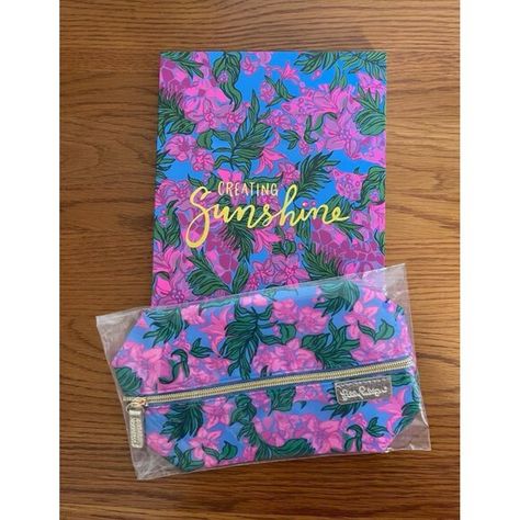 Lilly Pulitzer Sketchbook and Pouch Sketchbook And Pencil, Safari Sunset, Pencil Case, Lilly Pulitzer, Sketch Book, Pouch, Pencil, Closet, Fashion Tips