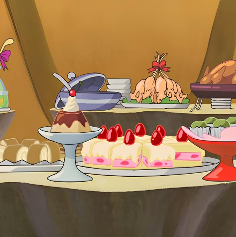 Ghibli Dessert, Ghibli Screencaps, Studio Ghibli Food, Ghibli Collection, Ghibli Food, Harry Potter Orlando, Dessert Icon, Ghibli Studios, Spring Baking