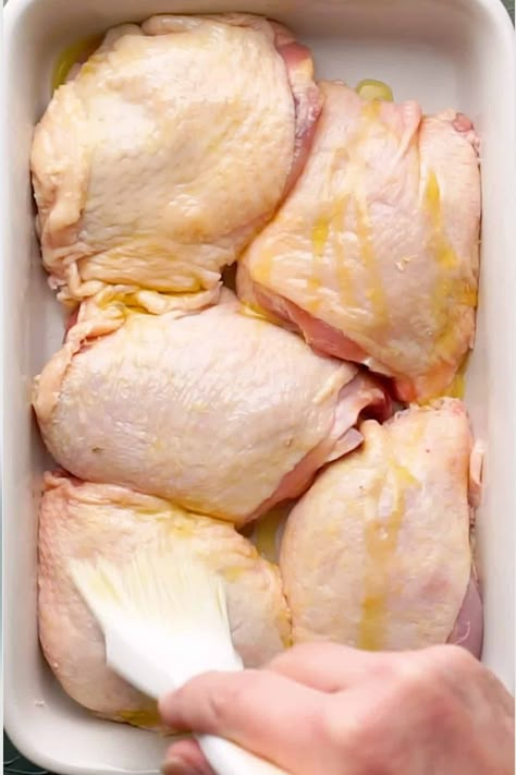 Bone In Chicken Recipes Oven, Chicken Thigh Recipes With Skin And Bone, Bone In Chicken Thigh Recipes Oven Baked, Chicken Recipes Bone In, Chicken With Skin Recipes, Skin Chicken Thigh Recipes, Summer Chicken Thigh Recipes Bone In, Turkey Thighs In Oven, Chicken Thighs With Bone And Skin