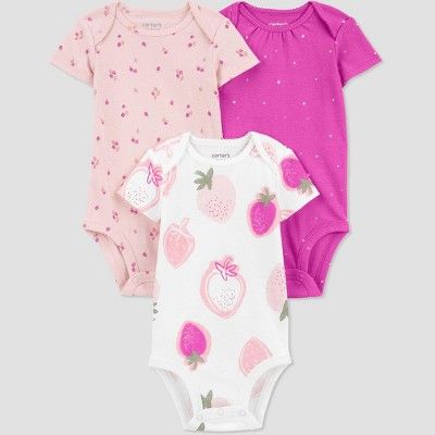 Carter’s Just One You® Baby Girls’ 3pk Bodysuit Walmart Baby, Carter Kids, Carters Baby, Fabric Tape, Baby & Toddler Clothing, Pair Of Pants, Girl Clothes, Baby Gear, Kid Stuff