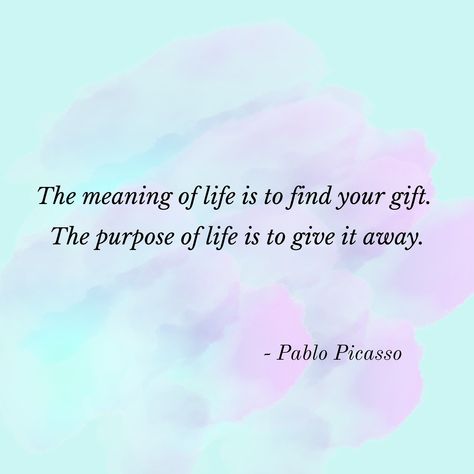 One of the most beautiful quotes about the purpose of life 💗 #purpose #purposefulliving #spiritualawakening #spiritualgrowth #personaldevelopment #grow #purposefullife #selfdevelopment #pablopicasso #quotes #famousquotes #inspiration #inspirationalquotes #motivation What Is My Purpose In Life Quote, Purpose In Life Quotes, The Most Beautiful Quotes, Most Beautiful Quotes, Life Purpose Quotes, Purpose Quotes, The Purpose Of Life, Purpose Of Life, My Purpose In Life