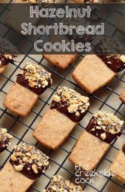 Buttery, crisp and nutty, these shortbread cookies are the perfect Christmas cookie! Hazelnut Shortbread Cookies on The Creekside Cook Hazelnut Shortbread, Star Ideas, Holiday Recipies, Short Bread, Bread Cookies, Holiday Goodies, Italian Cookies, Delish Recipes, Food Group