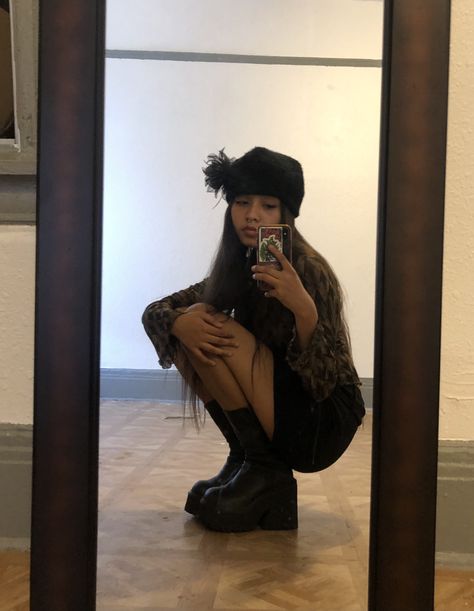 Parker Boot Unif, Parker Boots Outfit Unif, Unif Parker Boots Outfit, Parker Boots Outfit, Platform Ankle Boots Outfit, Delias Clothing, Unif Parker Boots, Parker Boots, Heels Boots Outfit