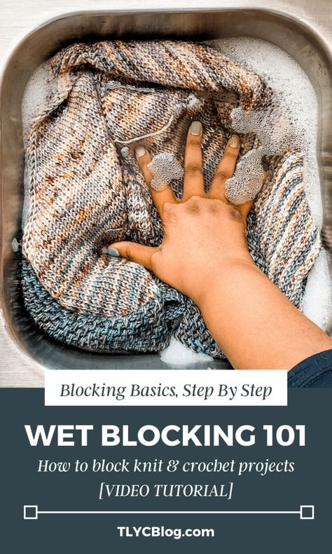 Wet Blocking Knitting, Blocking Knitted Sweater, Steam Blocking Crochet, Block Knitting How To, Blocking Knitting How To, How To Block Knitting, Knit Blocking, Yarn Hacks, Blocking Crochet