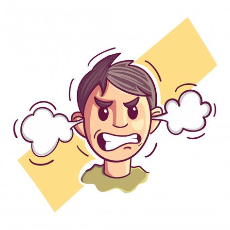 Illustration of an angry man Premium Vec... | Premium Vector #Freepik #vector #background #business #people #phone Angry Cartoon Face, An Angry Man, Angry Cartoon, Angry Man, Angry Person, Angry Girl, Man Vector, Angry Face, Boy Illustration