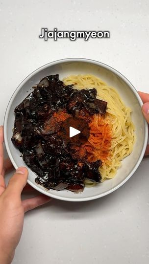 6.7M views · 423K reactions | Jjajangmyeon (Korean Black Bean Noodles)

Ingredients
- Pasta noodle
- Baking soda (baked)
- Pork
- Chunjang (black bean paste)
- Onion
- Green onion
- Garlic
- Sugar
- Soy sauce
- Oyster sauce

#koreanfood #jjajangmyeon #jajangmyeon | 김 정호 | Electric Light Orchestra · Showdown Jjajangmyeon Korean, Black Bean Paste, Best Korean Food, Black Bean Noodles, Bean Noodles, Korean Recipes, Salty Foods, Korean Dishes, Baked Pork