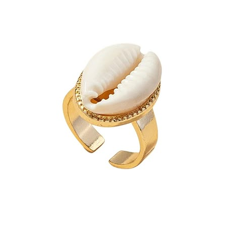 PRICES MAY VARY. Shell Rings collection is full of bohemian charm and tribal chic. This beach Ring features a natural cowrie shell that is set on a Durable Alloy with high-quality white Shell. It is easy,comfortable to wear.It’s this one little detail that straightaway gives you a summery feel and look. Beach Shell beads on this Hawaii style Rings are picked by handpicking. The quality of them is great, Hypoallergenic and suitable for sensitive skin. One of our all-time favorites to wear and wor Hawaii Nails, Shell Rings, Rings Pack, Rings Brand, Kendra Scott Ring, Cowrie Shell Jewelry, Beach Rings, Brand Introduction, Dainty Gold Jewelry