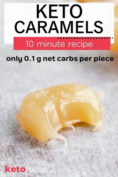 Keto Caramel, Caramel Candies, Low Carb Candy, Recipes List, Keto Christmas, Keto Candy, Diet Breakfast Recipes, Keto Dessert Easy, Low Carb Sweets