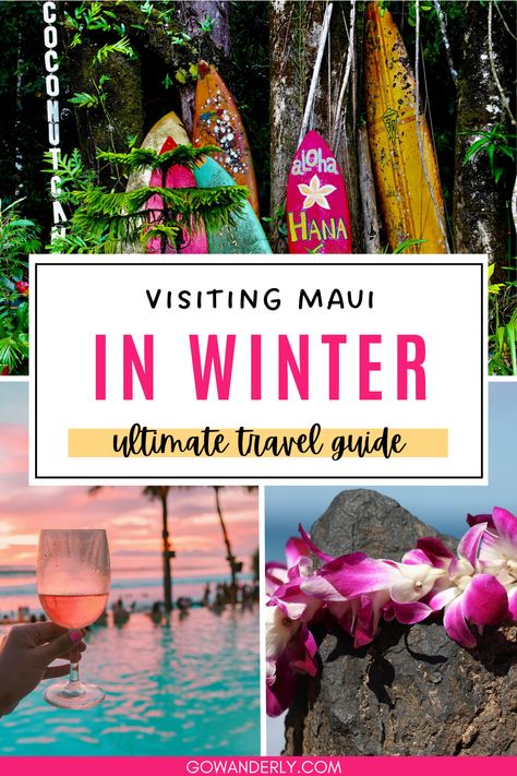 Explore the ultimate guide to visiting Maui in winter with detailed insights on attractions, travel tips, and seasonal highlights. Ideal for planning your winter vacation to Maui. Maui In December, What To Do In Maui, Travel Guide App, Hyatt Regency Maui, Haleakala Sunrise, Maui Travel Guide, Maui Snorkeling, Hana Maui, Hawaii Christmas