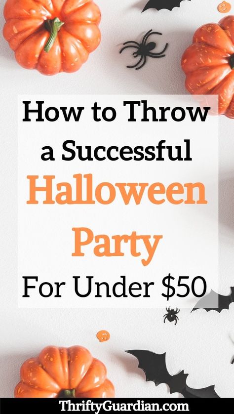 Throw a memorable Halloween party without breaking the bank - 10 ideas on how to host a Halloween party on a budget. Frugal Halloween party ideas - how to throw a Halloween party on a budget. Save money with DIY decor, punny costume ideas, family costumes, easy Halloween food ideas. Party ideas on a budget. Halloween Party On A Budget, Host A Halloween Party, Cheap Halloween Party, Teen Halloween Party, Family Halloween Party, Halloween Food Ideas, Party On A Budget, Halloween Decor Diy, Teen Halloween