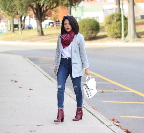 Burgundy Booties Outfit, Burgundy Boots Outfit, Burgundy Shoe, Burgundy Shoes Outfit, Burgundy Boots Ankle, Winter Boots Outfits, Booties Outfit, Burgundy Boots, Burgundy Shoes