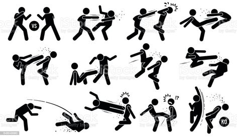 Flying Kick, Stick Men Drawings, Body Gestures, Stick Figure Animation, Action Pose Reference, Stick Figure Drawing, Stick Man, Stick Figure, Book Drawing