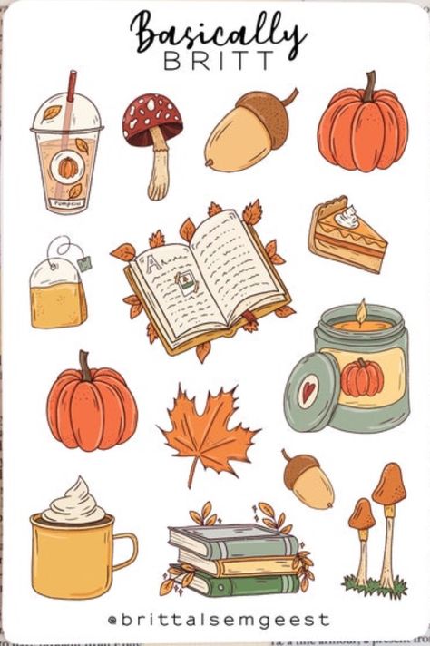 Cozy Fall Drawings, Fall Drawings Cute, Aesthetic Autumn Drawings, Cute Autumn Doodles, Autumn Bujo Ideas, Autumn Cute Drawing, Autumn Doodles Drawings, September Aesthetic Drawing, Autumn Doodles Bullet Journal