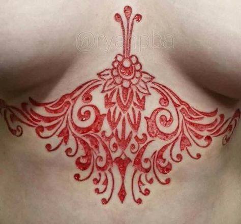 Henna Chest, Red Henna, Arm Art, Tattoo Style Drawings, Body Modification, Makeup Tattoos, Body Modifications, Piercing Tattoo, Creative Tattoos