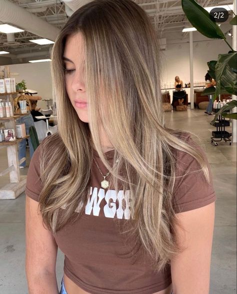 Hombre Hair Brown To Blonde, Brush Light Hair, Brown Hair Dyed Blonde, Blonde Light Brown Hair, Balyage Hair, Hair Color Streaks, Brunette Hair With Highlights, Gorgeous Hair Color, Brown Hair With Blonde Highlights