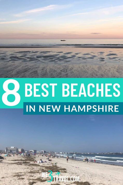 New to New Hampshire's stunning coastline? Here are the best beaches in New Hampshire to beat the summer heat. New Hampshire Summer, Hampton Beach New Hampshire, Fall Foliage Trips, Portsmouth New Hampshire, Perfect Summer Day, Baby Moon, New England Road Trip, Hampton Beach, Lake Winnipesaukee