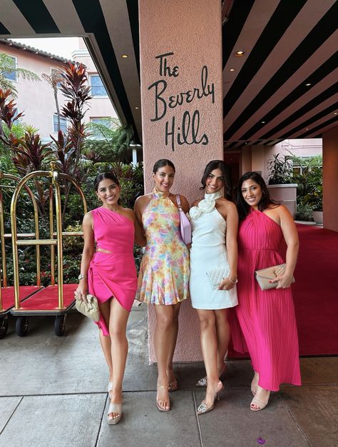 Beverly Hills hotel bachelorette outfit ideas Hotel Bachelorette, Hotel Bachelorette Party, Bachelorette Outfit Ideas, Beverly Hills Outfit, Beverly Hills Style, Beverly Hills Hotel, Bachelorette Outfits, 2025 Vision, Beverly Hills