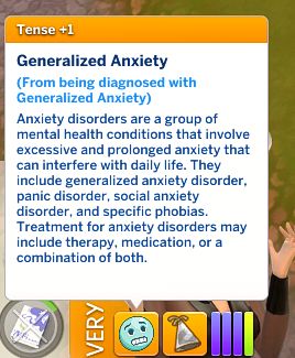 Mental Wellness - The Sims 4 Mods - CurseForge Sims 4 Therapist Mod, Sims 4 Mods Mental Health, Sims 4 Mental Health Cc, Sims 4 Mental Health, Mental Health Symptoms, Sims 4 Traits, Cc Mods, Mental Health Care, Mental Disorders