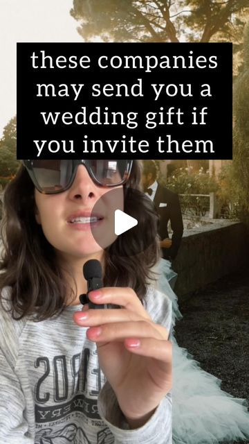 Michelle Winterfield on Instagram: "Don’t leave these companies off your wedding invite list! They’ve been known to send a present or two👀🫶  —— #moneytips #financetips #savingmoney #moneyhacks #moneymoves #tandem #wedding" Sending Wedding Invitations, Send Wedding Invites To Companies, Sending Wedding Invites To Companies, Companies To Send Wedding Invites, When To Send Wedding Invites, Wedding Invite List, Email Wedding Invitations, Wedding Freebies, Wedding Moodboard