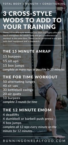 3 CrossFit-Style Workouts for Strength and Conditioning Workouts Simple, Wods Crossfit, Crossfit Workouts Wod, Crossfit Workouts At Home, Crossfit At Home, Women Strength, Crossfit Wods, Wod Workout, Crossfit Wod