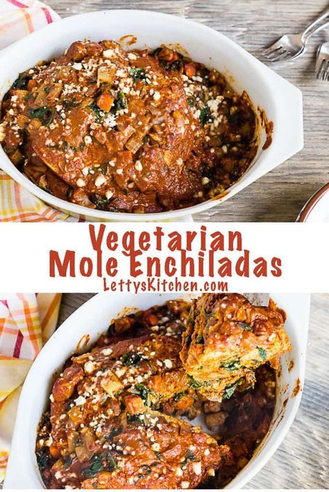 1st Recipes, Homemade Chile, Mexican Lasagne, Mole Enchiladas, Stacked Enchiladas, Spinach Enchiladas, Mole Recipe, Mexican Lasagna, Vegetarian Enchiladas