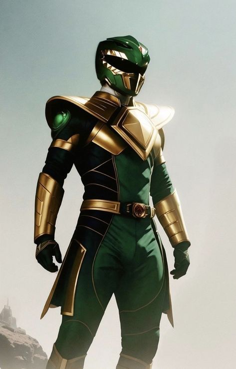 Tommy Oliver Power Rangers, Power Rangers Poster, Ranger Armor, Green Power Ranger, Power Rangers Ninja Storm, Saban's Power Rangers, Power Rangers Megazord, Power Rangers Cosplay, Tommy Oliver