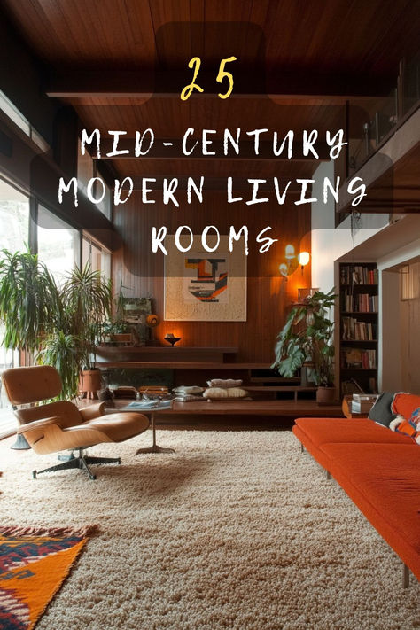 Ready to mix comfort with classic mid-century style in your living room? Explore 27 ways to blend these elements for a chic yet cozy space. Click to find your style inspiration! 🎨🏡 #HomeStyle #MidCenturyDecor #CozyInteriors #LivingRoomIdeas #DesignInspiration Mid Mod Interior Design, Mid Century Inspired Living Room, Mid Century Living Room 1950s, Small Mid Century Modern Living Room, Mid Century Sunroom, Mid Century Living Room Ideas, Midcentury Modern Living Room Decor, Mid Century Modern Family Room, Cozy Mid Century Modern Living Room