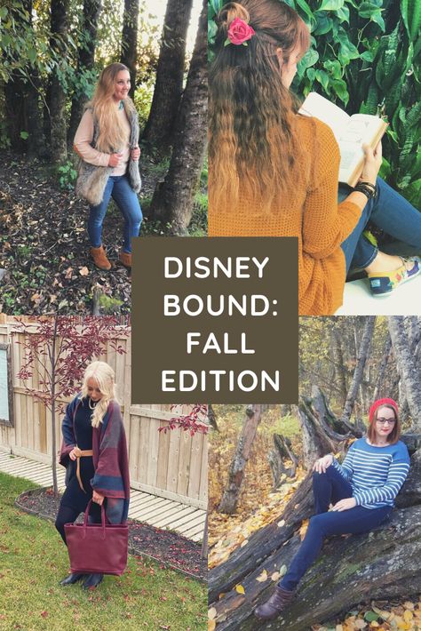 Looking for Fall Disney Bound inspirtation? Look no further. #disneybound #disneystyle #disneyoutfit #disney #styledbydisney Disney Bounding Winter Outfits, Disneybound Winter Outfits, Disneybound Outfits Fall, Disney Bound Outfits Winter, Winter Disneybound, Disneybounding Outfits, Bounding Outfits, Fall Disney, Disneybound Outfits