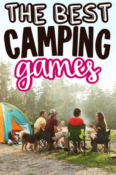 Fun Camp Games, Fun Camping Games, Camping Scavenger Hunts, Games For Families, Campfire Games, Camp Games, Fun Camp, Summer Camp Games, Indoor Camping