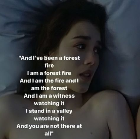 Song: a burning hill by mitski A Burning Hill Mitski, A Burning Hill, Forest Fire, Im Going Crazy, Stand By Me, Going Crazy, Mother Nature, Songwriting, Moon