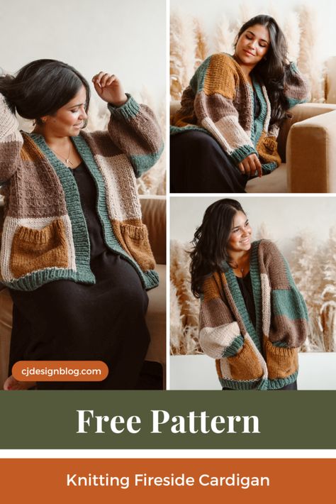 Knitted Cardigan Free Pattern, Knitting Cardigan Pattern, Knitted Cardigan Pattern, Oversize Cardigan Knitting Pattern, Free Chunky Knitting Patterns, Crochet Sweater Coat, Cj Design, Outlander Knitting Patterns, Knitting Clothes Patterns