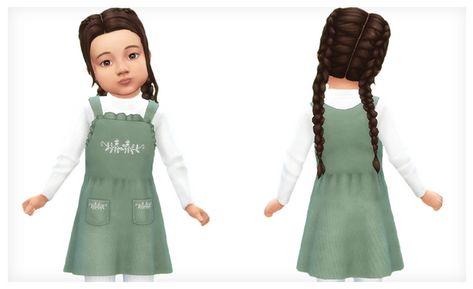 Toddler Hair Sims 4, Toddler Cc Sims 4, Sims 4 Toddler Clothes, Sims Baby, Female Base, Sims 4 Cc Kids Clothing, The Sims 4 Pc, Pelo Sims, Sims 4 Children