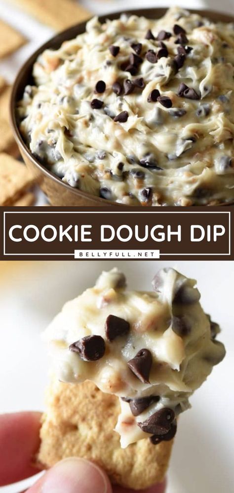 Make Cookie Dough, Sweet Dip, Cold Appetizer, Sweet Appetizer, Cookie Dough Dip, Easy Dessert Recipe, Sweet Dips, Appetizers Easy Finger Food, Finger Foods Easy