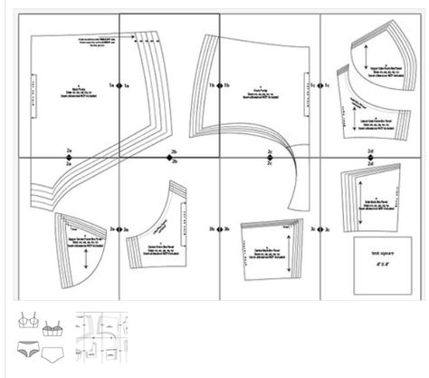 Free Bra Pattern, Sewing Bras, Free Printable Sewing Patterns, Sewing Patterns Free Women, Bra Sewing Pattern, Cup Pattern, Lingerie Patterns, Plus Size Sewing Patterns, Bra Sewing