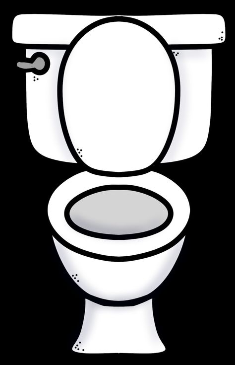 Bathroom Clip Art, Toilet Drawing Easy, How To Draw A Toilet, Toilet Drawing Sketch, Toilet Clipart, Bathroom Clipart, Toilet Drawing, Duck Bathroom, Melonheadz Clipart