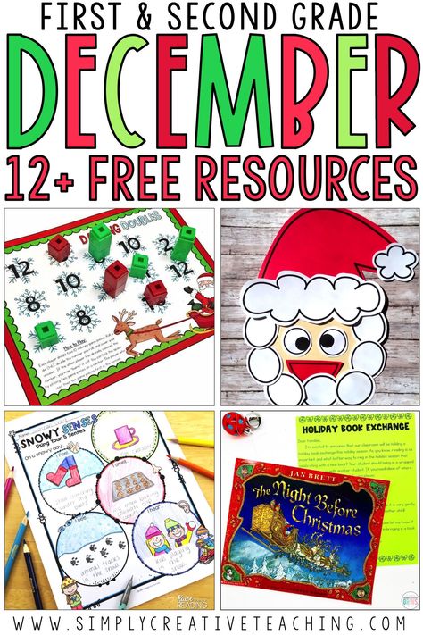 December Classroom Activities, Christmas Read Aloud, Classroom Christmas Activities, December Math, Christmas Literacy, Christmas Picture Books, Santa Writing, Christmas Math Activities, Read Aloud Activities