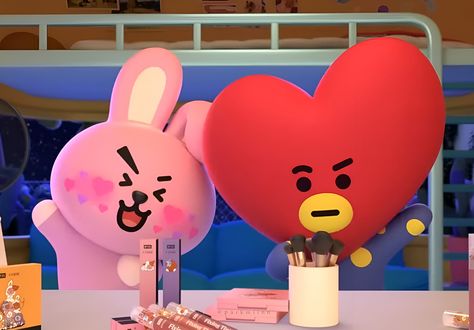 Taekook Wallpaper For Laptop, Bt21 Matching Pfp, Bt21 Wallpaper Desktop Laptop, Tata And Cooky, Taekook Chibi, Bangtan Wallpaper, Funny Sherlock, Taekook Fanart, Phone Decoration