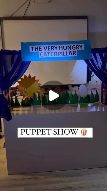 Puppet Show Ideas, Puppet Show For Kids, Puppets Diy, School Kindergarten, The Very Hungry Caterpillar, Puppet Show, Very Hungry Caterpillar, Hungry Caterpillar, Craft Work